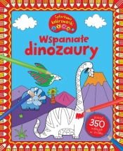 Cyferkowe kolorowanki Wspaniałe dinozaury