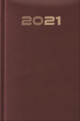 Terminarz 2021 Standard B6 bordowy