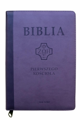 Biblia pierwszego Kościoła fiolet. z paginatorami - Praca zbiorowa