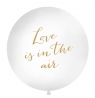 Balon Love is in the air 1m biały