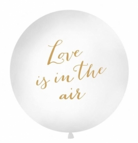 Balon Love is in the air 1m biały