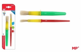 Pędzle dla dzieci z uchwytem Easy grip 2szt