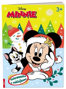 Disney Minnie. Kolorowanka z naklejkami