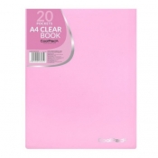 Teczka A4 Clear Book Pastel - różowa (81810CP)