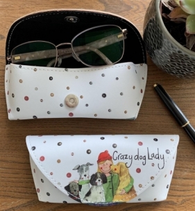 Etui na okulary GL10 Crazy Dog Lady Psiara