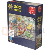 Puzzle 500: Jan van Haasteren - W sklepie malowanych samochodów (17281)