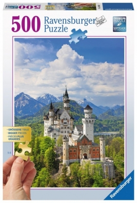 Ravensburger, Puzzle 500: Bajeczny zamek Neuschwastein (13681)