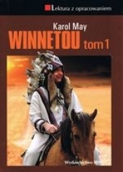 Winnetou Tom 1. lektura z opracowaniem (oprawa twarda) (Uszkodzona okładka) - Karol May