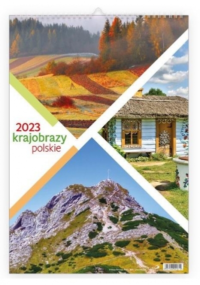 Kalendarz 2023 ścienny - Krajobrazy polskie