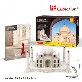 Puzzle 3D: National Geographic - India, Taj Mahal (306-DS0981)