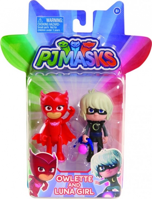 PJ MASKS Zestaw figurek 2pak, Sowella i Luna (JP-24555-2)