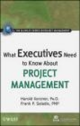 What Executives Need to Know About Project Management Harold Kerzner, Frank Saladis, Harold International Institute for Learning