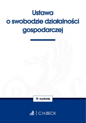 Ustawa o swobodzie działalności gospodarczej - <br />