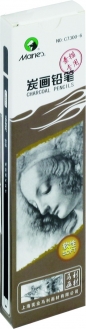 Węgiel w drewnie czarny 12 sztuk (C7300-6)