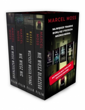 Pakiet: Nie wiesz wszystkiego / Nie wiesz nic / Wszyscy muszą zginąć / Nie wiesz dlaczego - Marcel Moss