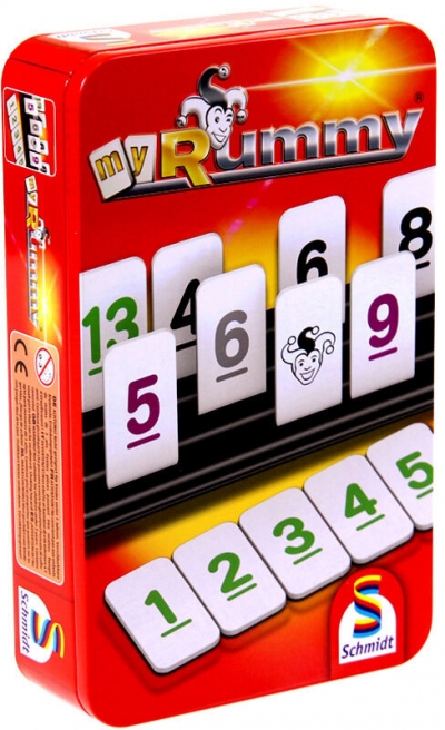 Gra Rummy w metalowej puszce