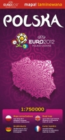 Polska 1:750 000 Euro 2012 mapa samochodowa laminowana