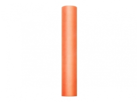 Tiul gładki pomarańczowy 0,3x9m