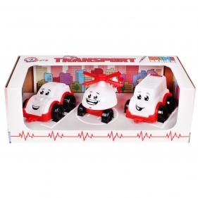 Zestaw - Pojazdy mini, ambulans (5811)