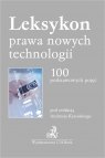 Leksykon prawa nowych technologii 100 podstawowych pojęć Krasuski Andrzej, Pfadt Wojciech, Wolska-Bagińska Anna
