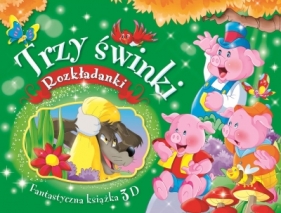 Fantastyczna książka 3D. Trzy świnki. Rozkładanki - Opracowanie zbiorowe, Gian Luca Oliveri