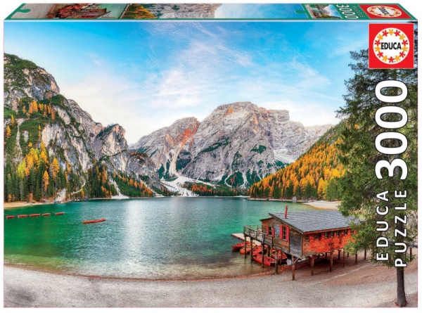 Puzzle 3000 elementów Jezioro Braies/Włochy (111334)
