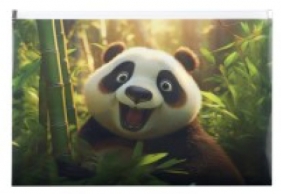 Koperta z nadrukiem Zip A4 PP - Panda