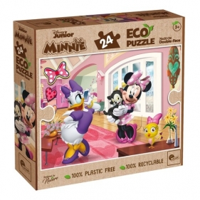 Puzzle 24 dwustronne Eko Junior Minnie