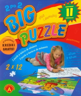 Big puzzle II do kolorowania