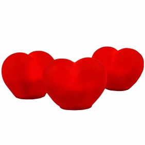 Świecąca figurka - Serce, 1 szt.