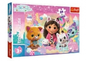 Puzzle 24 Maxi Koci świat Gabby TREFL