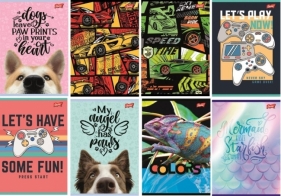 Zeszyt do słówek A6/16K kratka mix