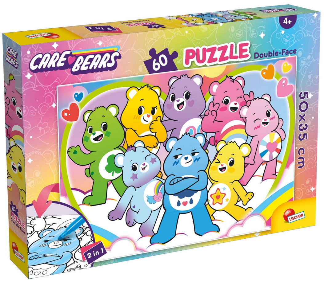 <img src='https://webimage.pl/pics/812/6/d8008324116812-4.png' style='height:440px' /> Puzzle dwustronne 60: Troskliwe misie
