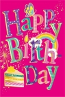 Karnet Urodziny - Pink Birthday Cake