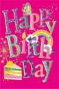 Karnet Urodziny - Pink Birthday Cake