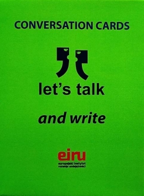 Karty Konwersacyjne. Let's talk and write - Opracowanie zbiorowe