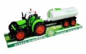 Traktor z cysterną