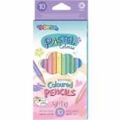 Kredki ołówkowe okrągłe Colorino Pastel, 10 kolorów (80813PTR)