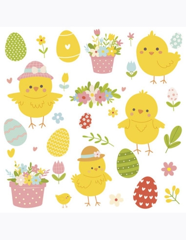 Serwetki DAISY Lunch SD 330x330 Wielkanoc 013401