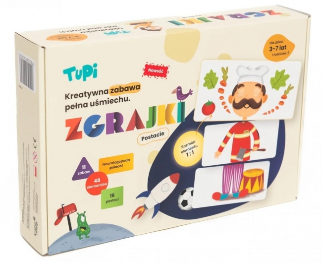 Zgrajki. Postacie - układanka