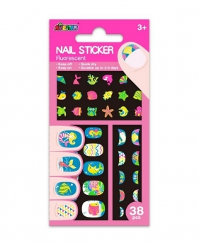 Naklejki na paznokcie Fluo - Pod wodą (NA198181)