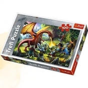 Puzzle Spotkanie ze smokiem. 100 elementów (16281)