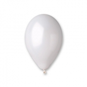 Balon metalizowany biały (100)