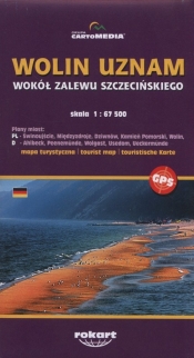 Wolin Uznam Wokół Zalewu Szczecińskiego Mapa turystyczna 1:67 500