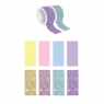 Taśma dekoracyjna 15mm x 5m Glitter Pastel (ITAŚGLITTERP)mix kolorów