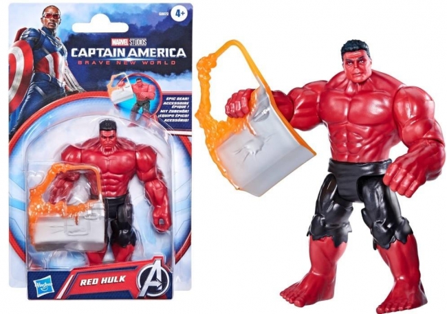 Figurka Marvel czerwony Hulk 10cm
