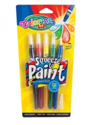 Farby w pędzlach 5 kolorów Colorino