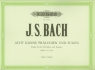 Acht kleine Praeludien und Fugen Eight little preludes and fuges BWV Bach Johann Sebastian
