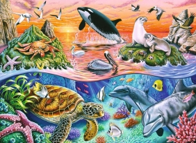 Ravensburger, Puzzle XXL 100: Ocean (10681)