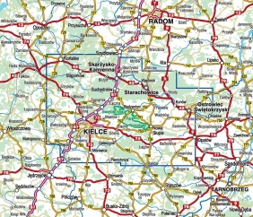 Mapa - Góry Świętokrzyskie 1:60 000 - Opracowanie zbiorowe